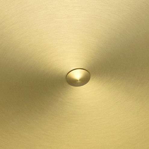 Ovni LED 16 inch Brass Down Pendant Ceiling Light