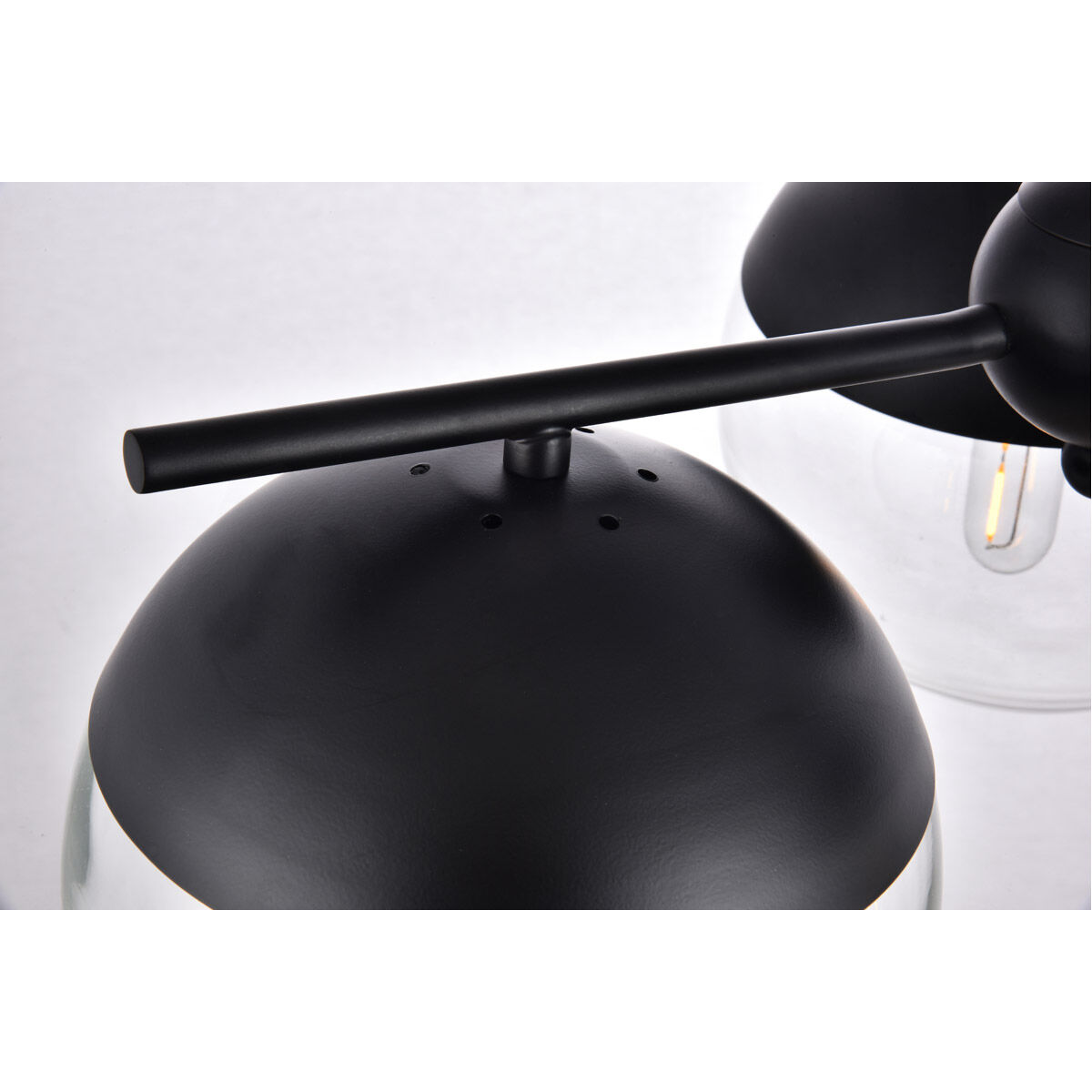 Eclipse 3 Light 21 inch Black Pendant Ceiling Light