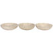 Marble 10 X 3 inch Bowls, Set of 3