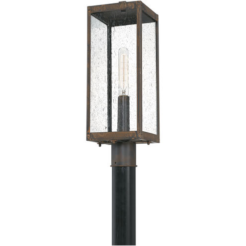 Westover 1 Light 21 inch Industrial Bronze Outdoor Post Lantern