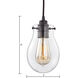 Jaelyn 1 Light 5 inch Oil Rubbed Bronze Mini Pendant Ceiling Light