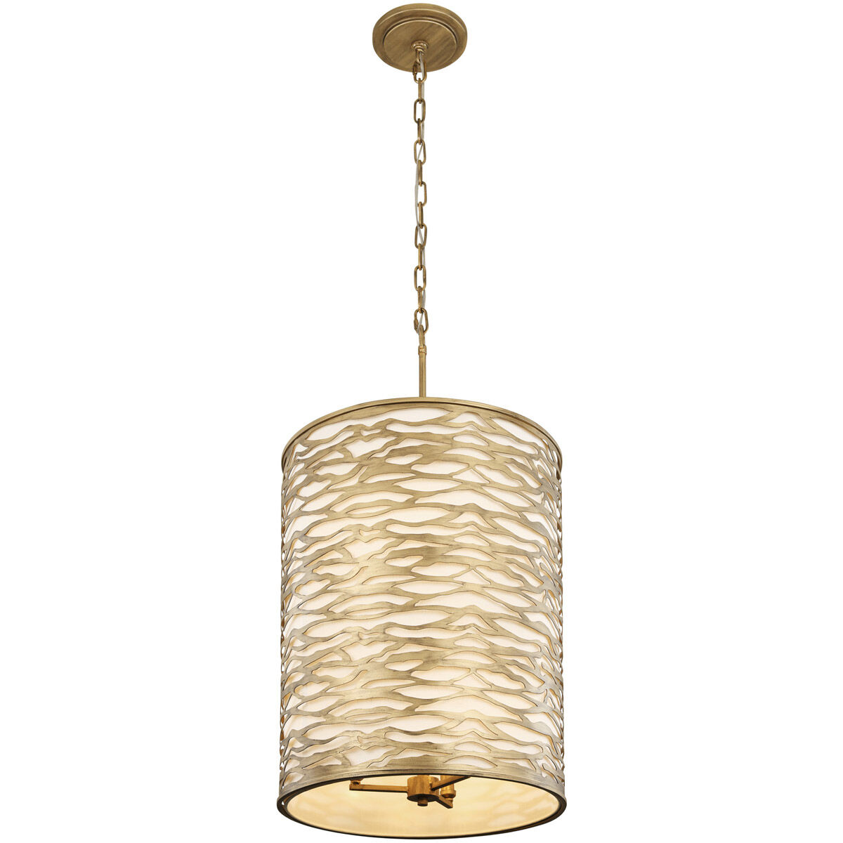 Kato 6 Light 18 inch Gold Pendant Ceiling Light