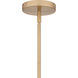 Orbit 1 Light 11.25 inch Bronze Gold Pendant Ceiling Light
