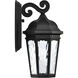 East River LED 12 inch Matte Black Outdoor Wall Sconce