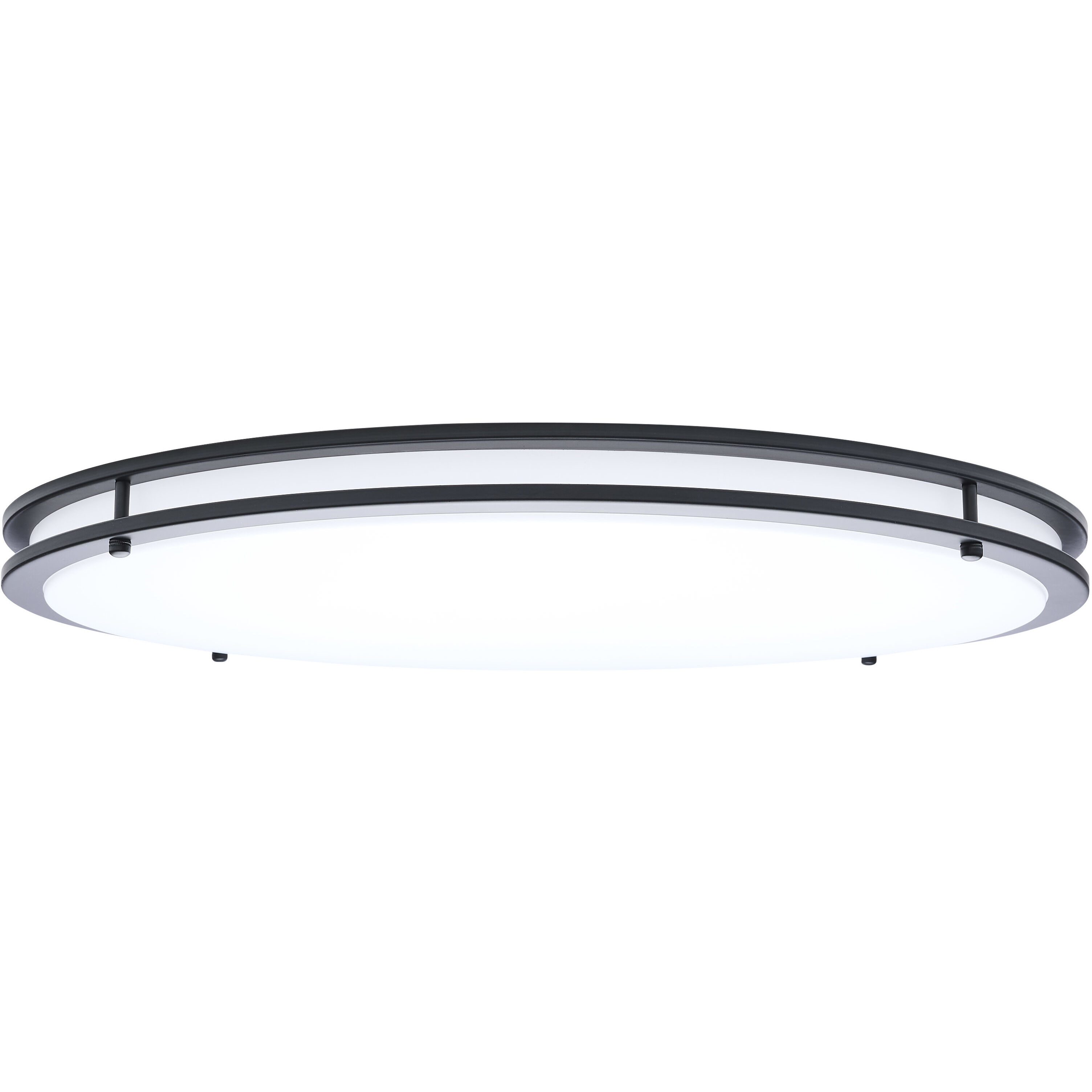 Glamour LED 23.62 inch Black Flush Mount Ceiling Light