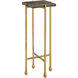 Flying Gold 23.5 X 9.25 inch Natural and Gold Drinks Table