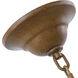 Maddox 6 Light 24 inch Vintage Gold Pendant Ceiling Light