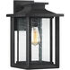 Wakefield 1 Light 14 inch Earth Black Outdoor Wall Lantern