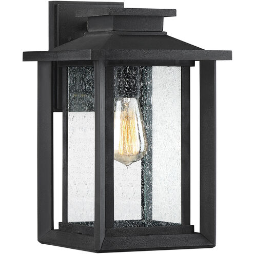 Wakefield 1 Light 14 inch Earth Black Outdoor Wall Lantern