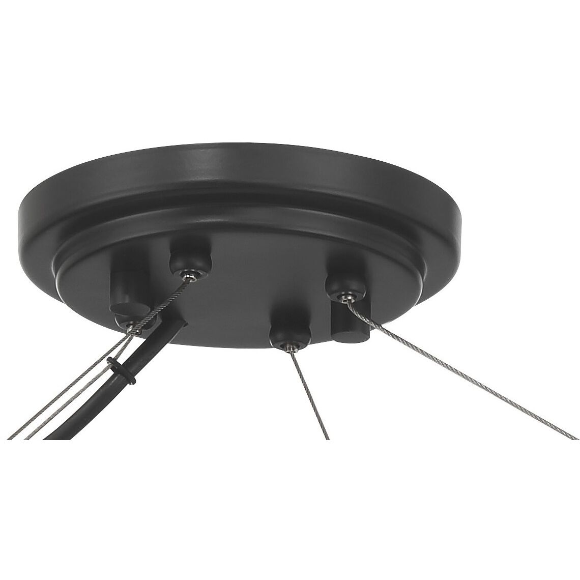 Cloud Break 4 Light 18 inch Coal Semi-Flush Ceiling Light