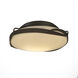 Flora 2 Light 13.9 inch Dark Smoke Flush Mount Ceiling Light