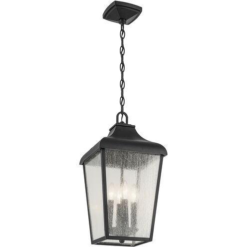 Forestdale 4 Light 10 inch Textured Black Outdoor Hanging Pendant