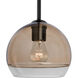 Ally 8 1 Light Black Stem Pendant Ceiling Light