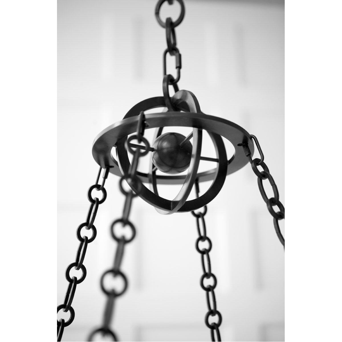 Chapman & Myers Modern Globe 2 Light 24.25 inch Bronze Globe Lantern Pendant Ceiling Light