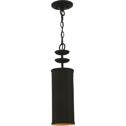 Winchester 1 Light 5 inch Black Mini Pendant Ceiling Light