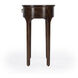 Alinia 1 drawer End Table in Dark Brown