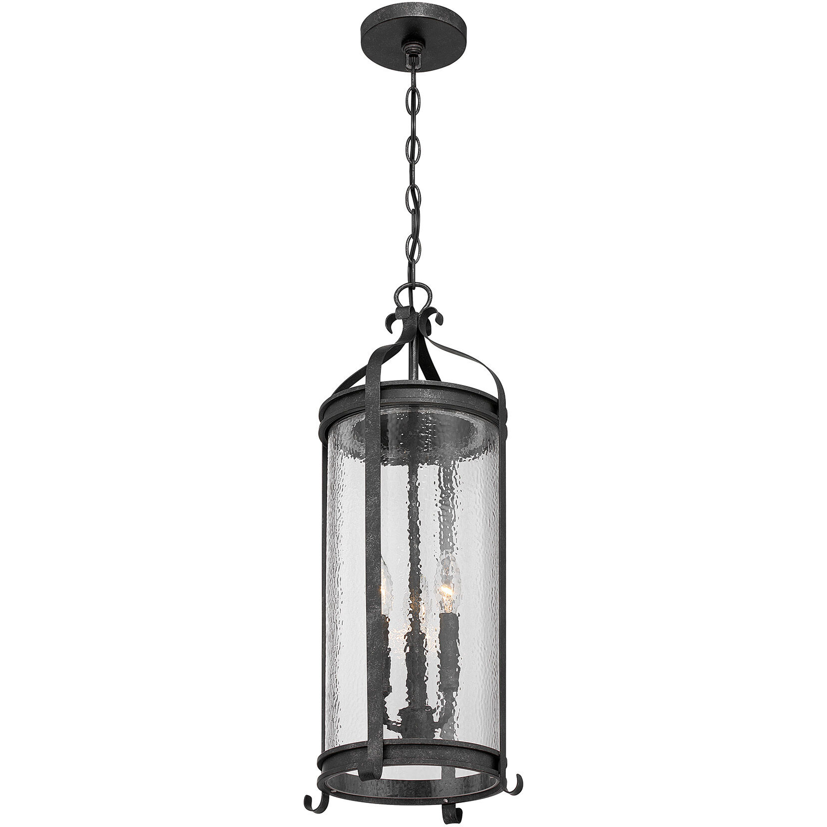 Preston 3 Light 10.5 inch Iron Oxide Outdoor Hanging Lantern