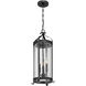 Preston 3 Light 10.5 inch Iron Oxide Outdoor Hanging Lantern