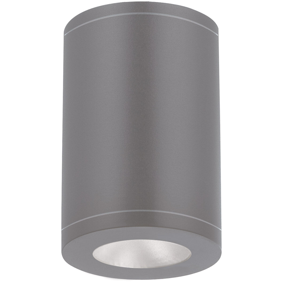 Tube Arch LED 6.25 inch Graphite Outdoor Flush in Spot, 85, 4000K