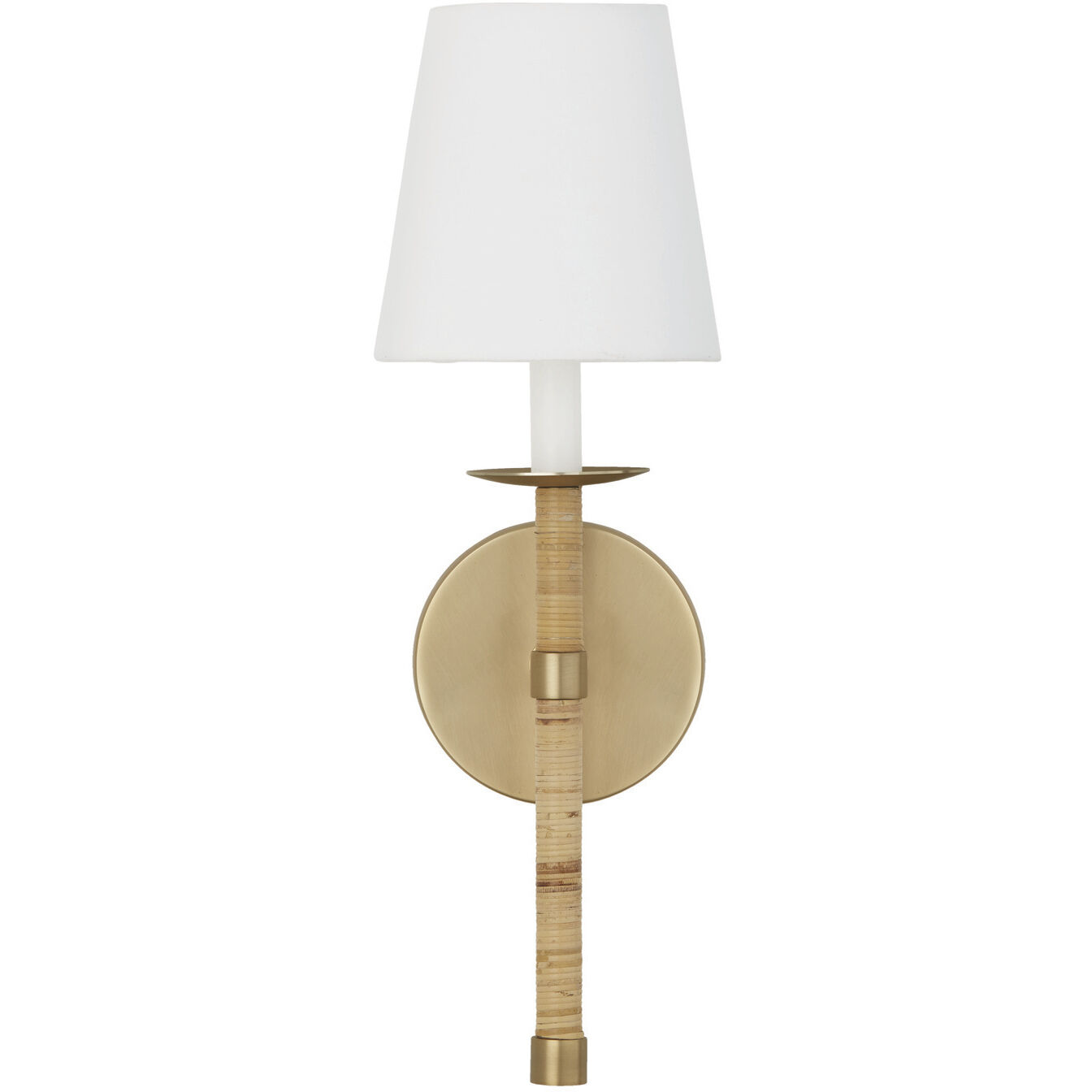 Tulum 1 Light 6 inch Matte Brass Sconce Wall Light