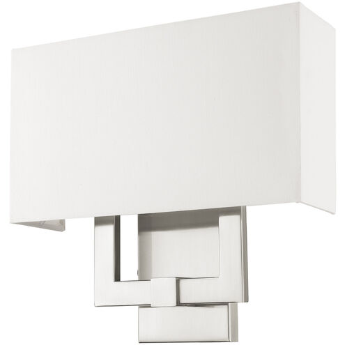 Hollborn 2 Light 13 inch Brushed Nickel ADA Wall Sconce Wall Light