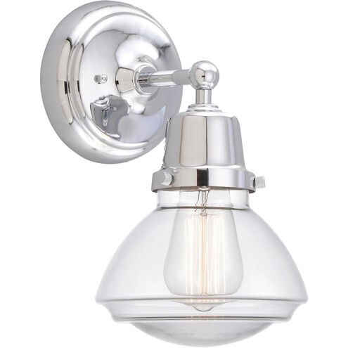 Aditi Olean 1 Light 6.75 inch Polished Chrome Sconce Wall Light, Aditi