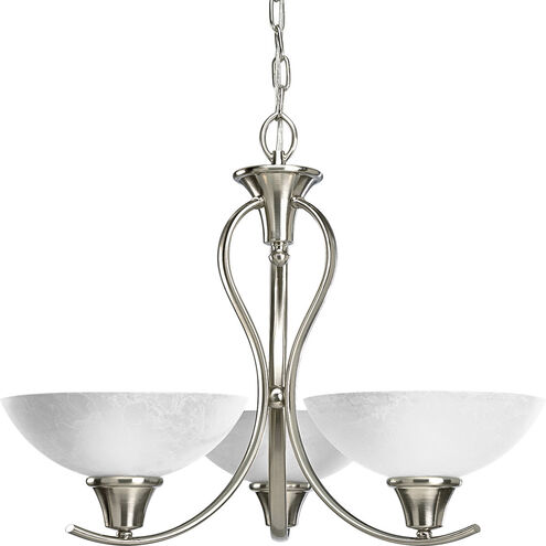 Sentura 3 Light 24 inch Brushed Nickel Chandelier Ceiling Light
