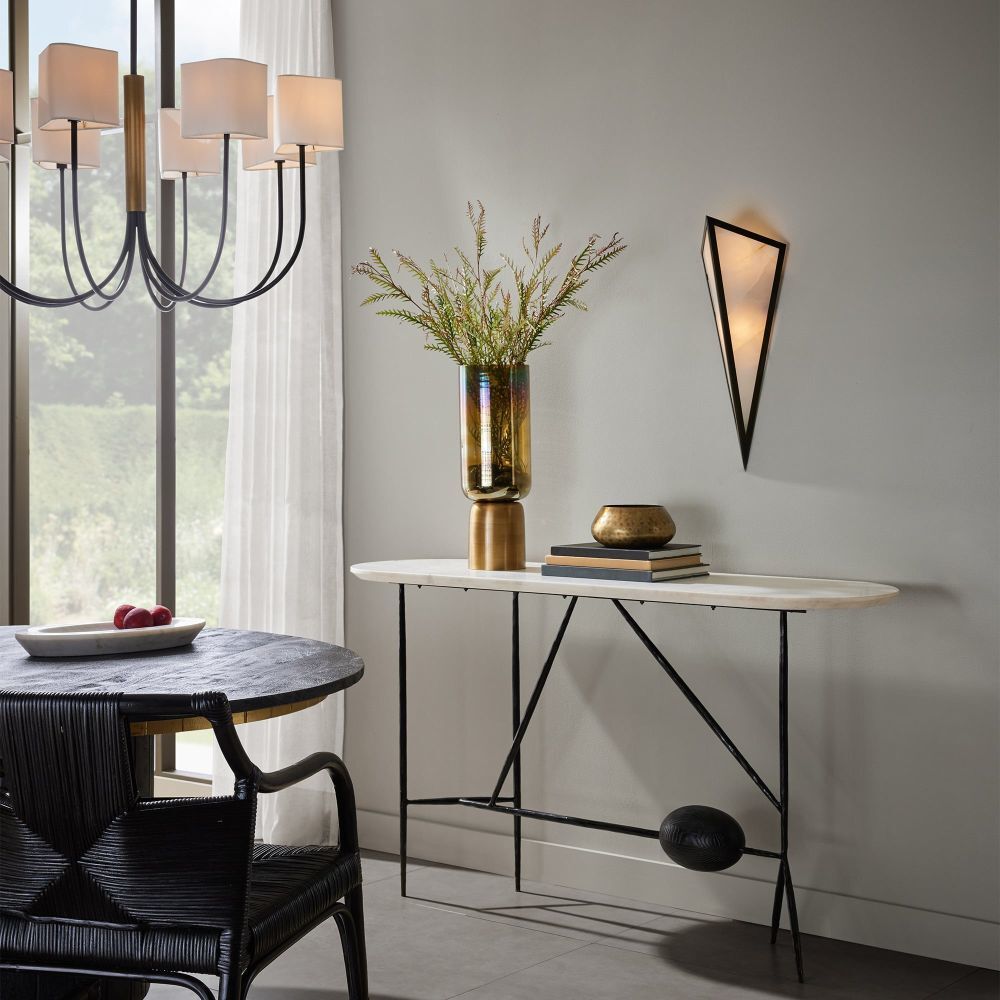 Stewart White Console Table