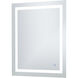 Helios 36 X 30 inch Silver Lighted Wall Mirror