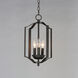 Provident 3 Light 10 inch Black Single Pendant Ceiling Light