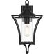 Belgrade 1 Light 18.5 inch Black Outdoor Wall Sconce