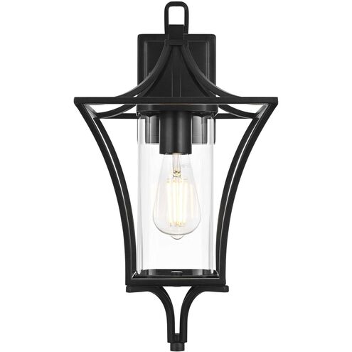 Belgrade 1 Light 18.5 inch Black Outdoor Wall Sconce