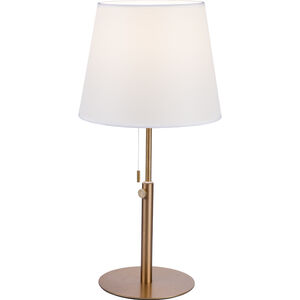Vera 8.00 watt Brushed Champagne Table Lamp Portable Light