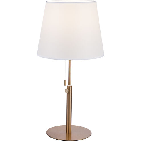 Vera 8.00 watt Brushed Champagne Table Lamp Portable Light
