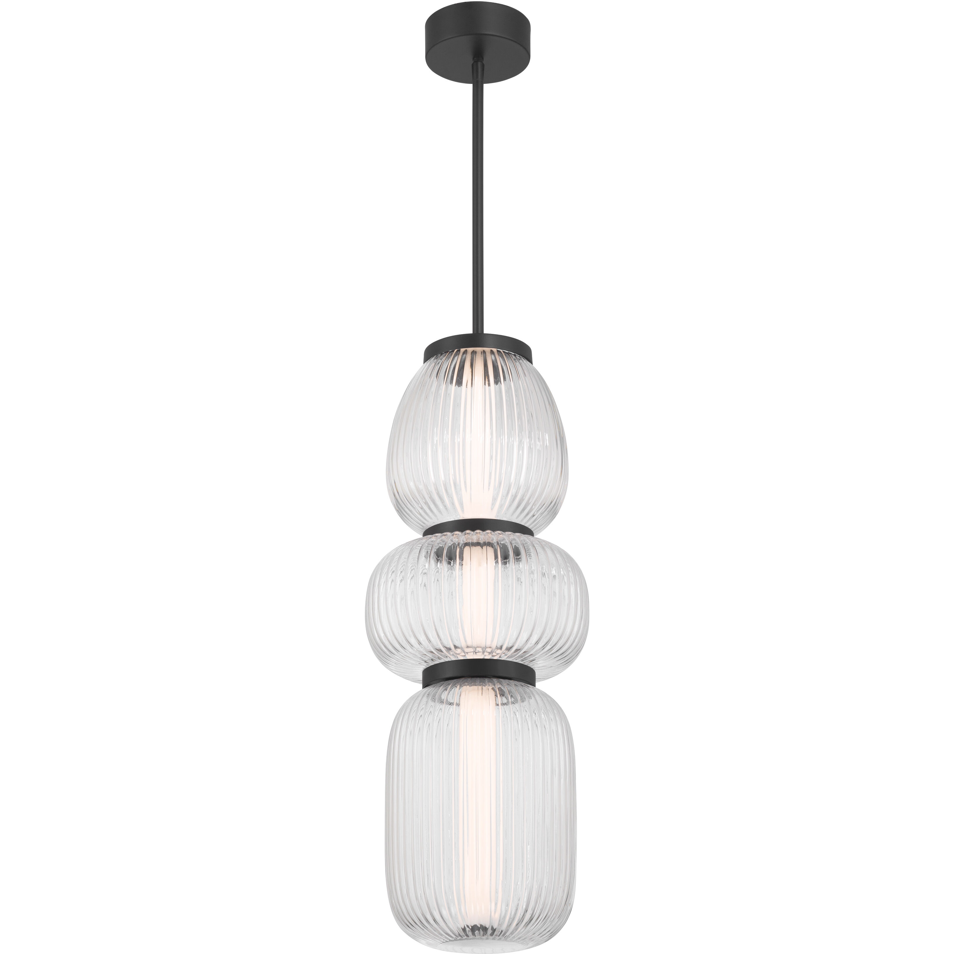 Cordel LED 9.5 inch Dark Matte Black Mini Pendant Ceiling Light