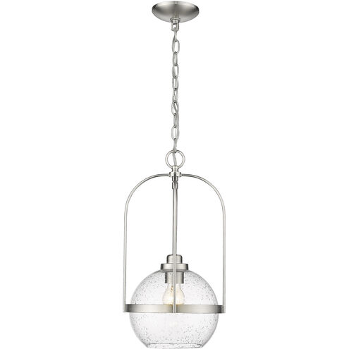 Devonshire 1 Light 10 inch Brushed Nickel Pendant Ceiling Light