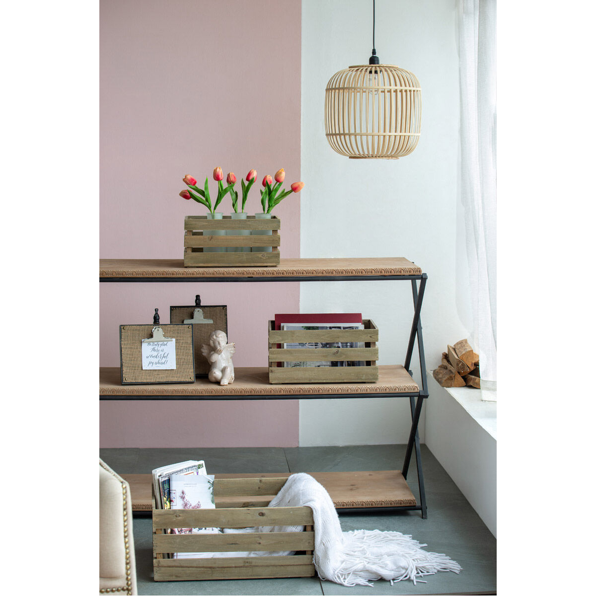 Anita Natural Brown Planter