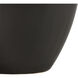 Faye 14 X 7 inch Vase in Black, Large