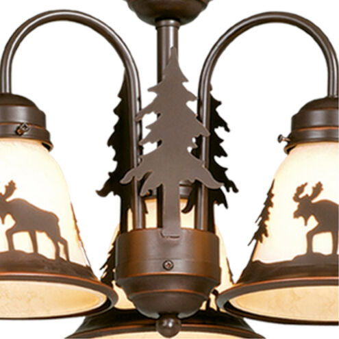 Yellowstone LED 16 inch Burnished Bronze Mini Chandelier or Light Kit Ceiling Light