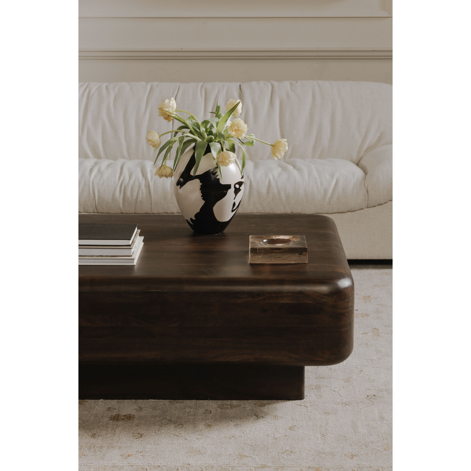 Eton 60 X 40 inch Dark Brown Coffee Table