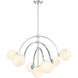 Marias 7 Light 32 inch Polished Chrome Chandelier Ceiling Light