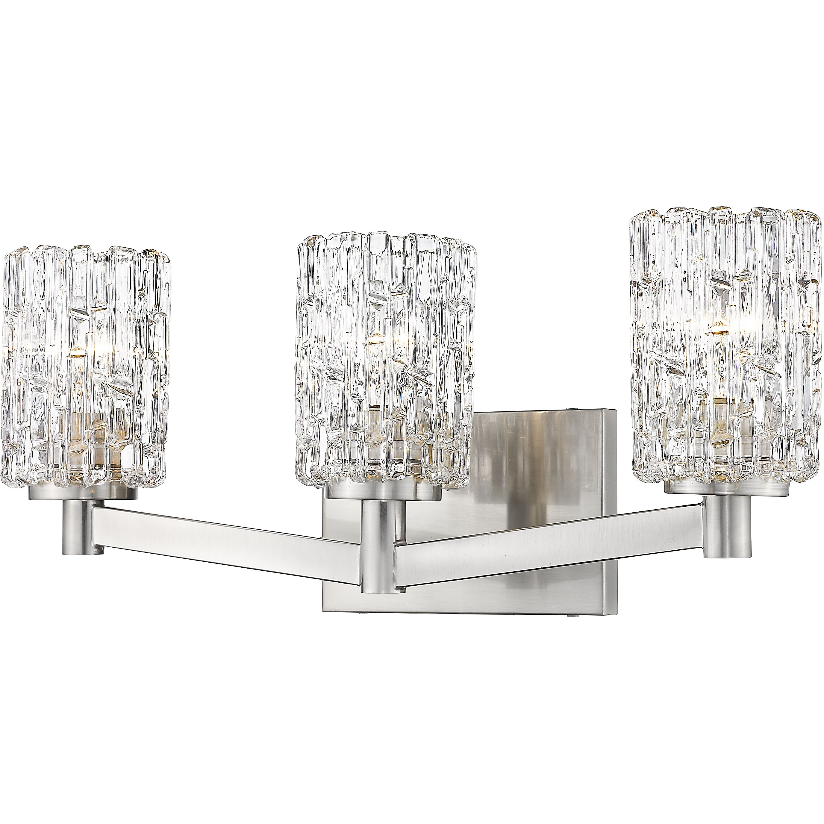 Aubrey 3 Light 22.5 inch Brushed Nickel Vanity Wall Light