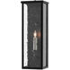 Tanzy 1 Light 18.38 inch Midnight Black Outdoor Wall Sconce, Small