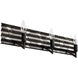 Flynne 3 Light 25 inch Ombre Galvanized Bath Vanity Light Wall Light