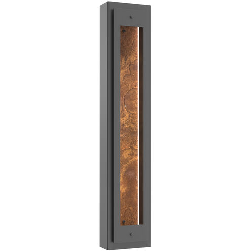 Twilight LED 34.4 inch Argento Grey with Sienna Slate Outdoor Sconce in 2700K LED, Medium