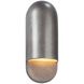 Ambiance Collection - Capsule Wall Sconce Wall Light in Replaceable Bulb, Antique Silver, 4D x 14H, Form+Finish+Function