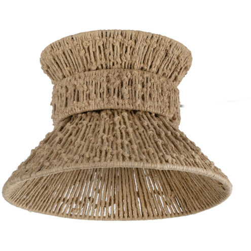 Raphael 1 Light 15 inch Patina Brass Flush Mount Ceiling Light