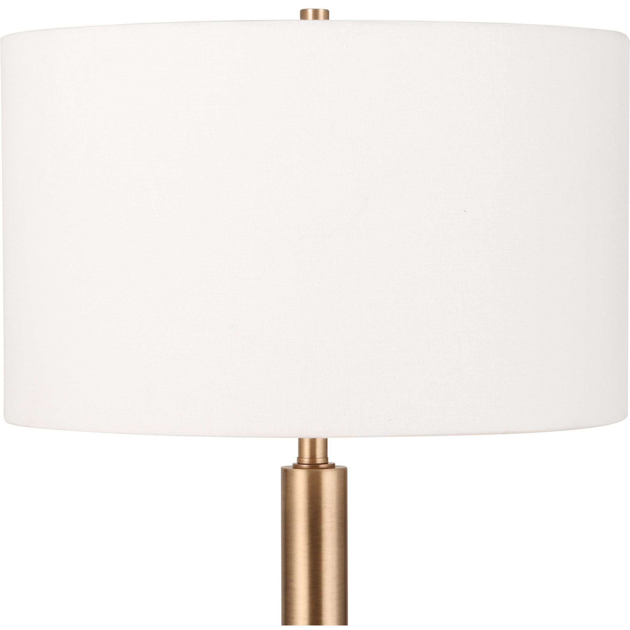 Stowe 66.25 inch 150.00 watt Satin Black and Brass Floor Lamp Portable Light