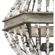 Summerton 4 Light 18 inch Graywash with White and Aged Black Chandelier Ceiling Light