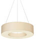 Ring Shade LED 22 inch Satin White Pendant Ceiling Light